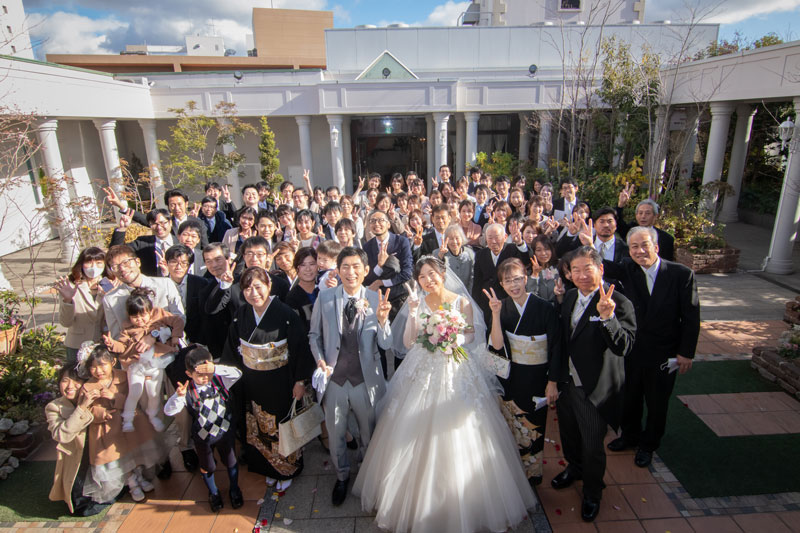 専門式場だからできた結婚式でした